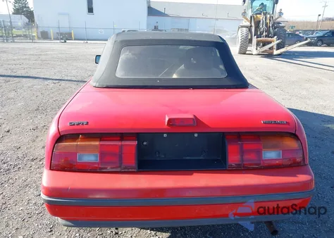 1991 Mercury Capri из США, поврежденный, VIN 6MPCT01Z1M8621040